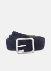 VINCE | Men's 35mm Reversible Woven Suede Belt in Belts