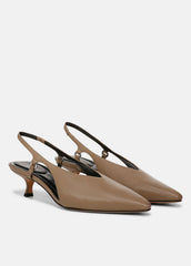 VINCE | Sabrina Leather Slingback Kitten Heel in Shoes