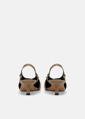 VINCE | Sabrina Leather Slingback Kitten Heel in Shoes