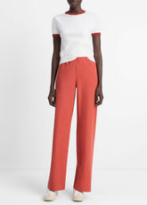 VINCE | Cotton-Blend High-Waist Bias Pant in Pants & Shorts