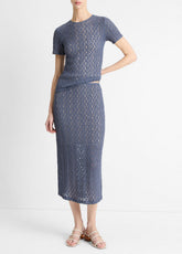 VINCE | Floral Smocked Skirt in Dresses & Skirts