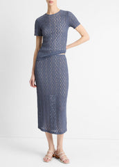 VINCE | Floral Smocked Skirt in Dresses & Skirts