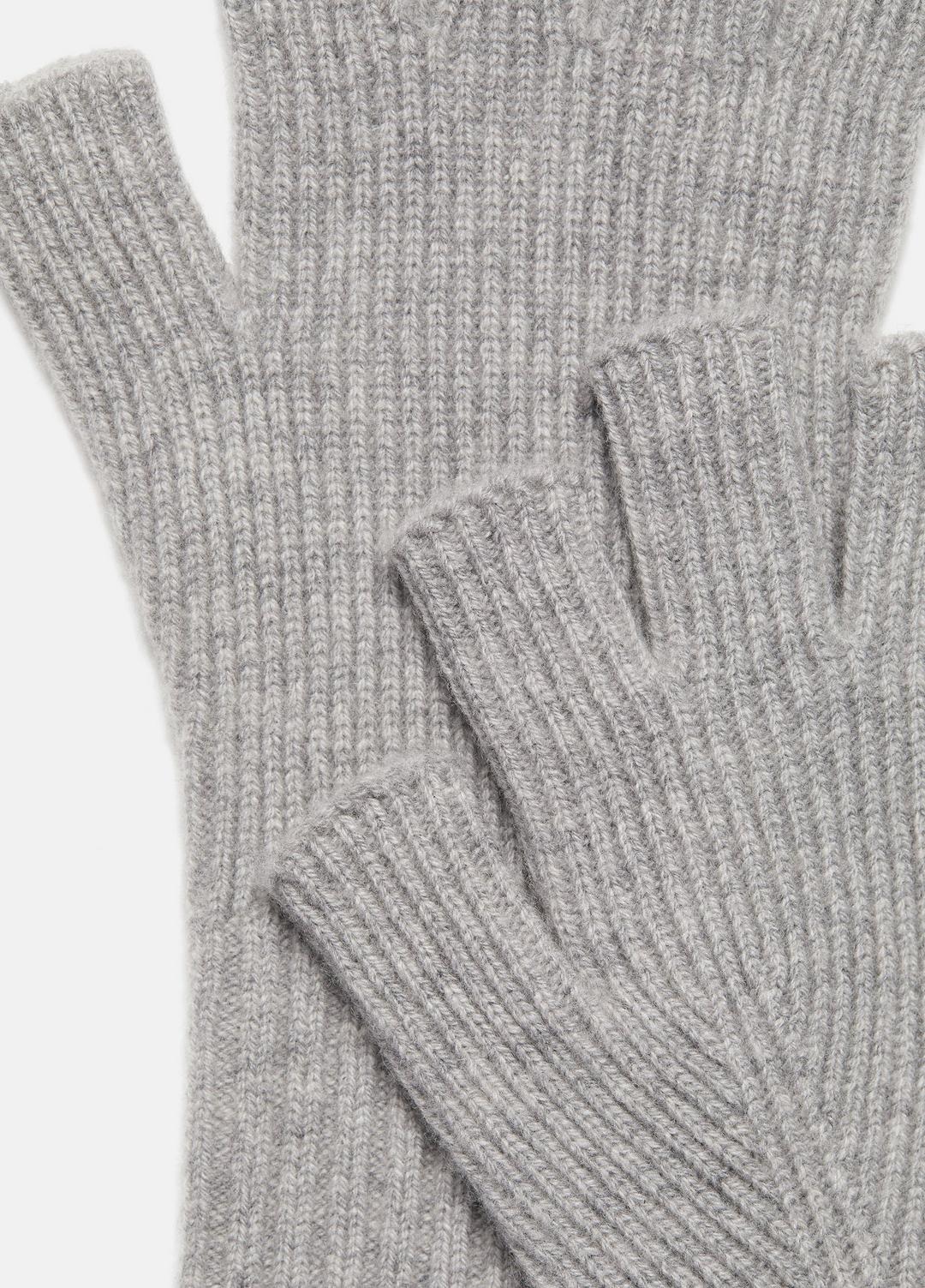 VINCE | Wool-Cashmere Rib-Knit Fingerless Glove in Gloves
