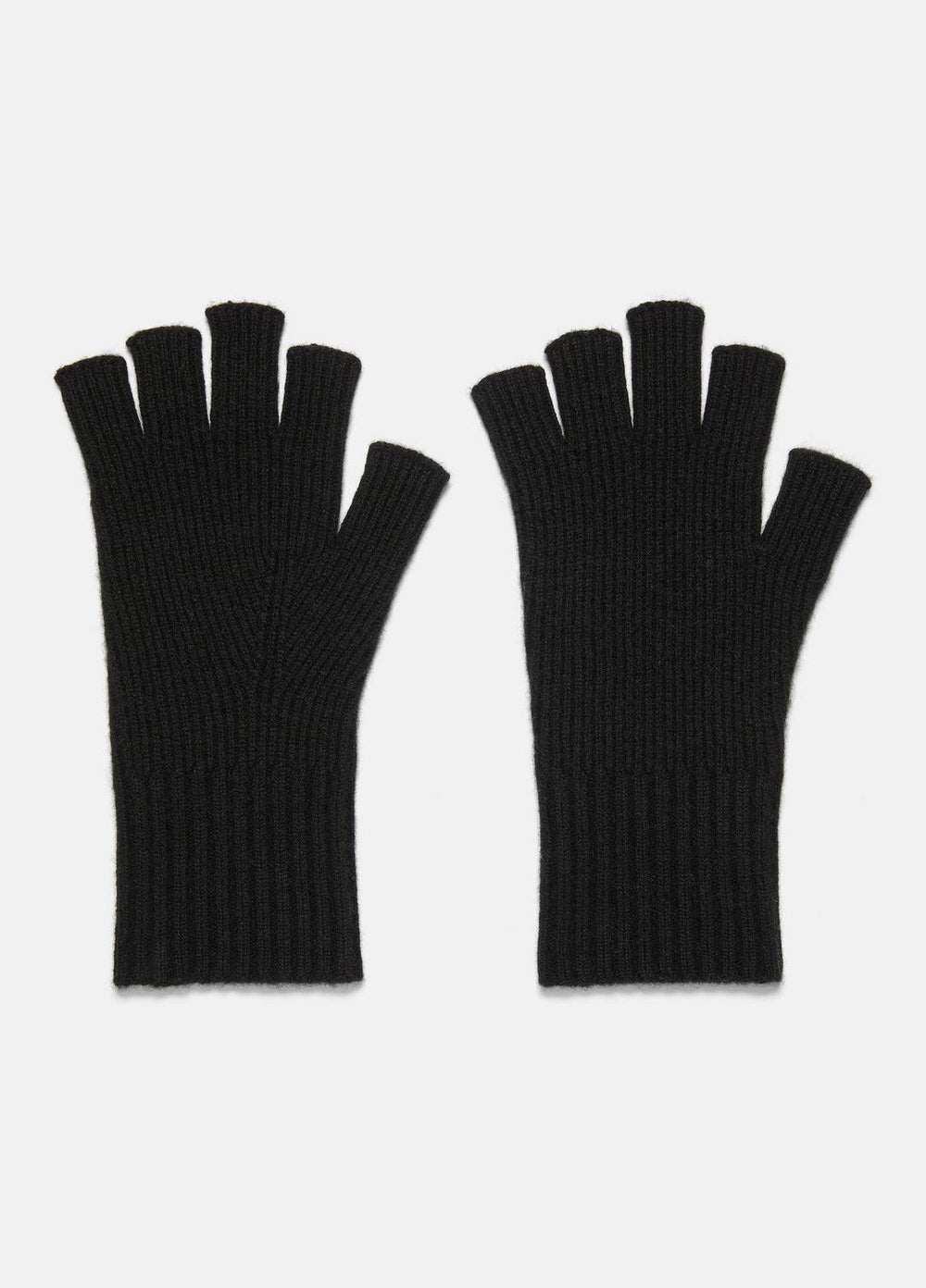 VINCE | Wool-Cashmere Rib-Knit Fingerless Glove in Gloves