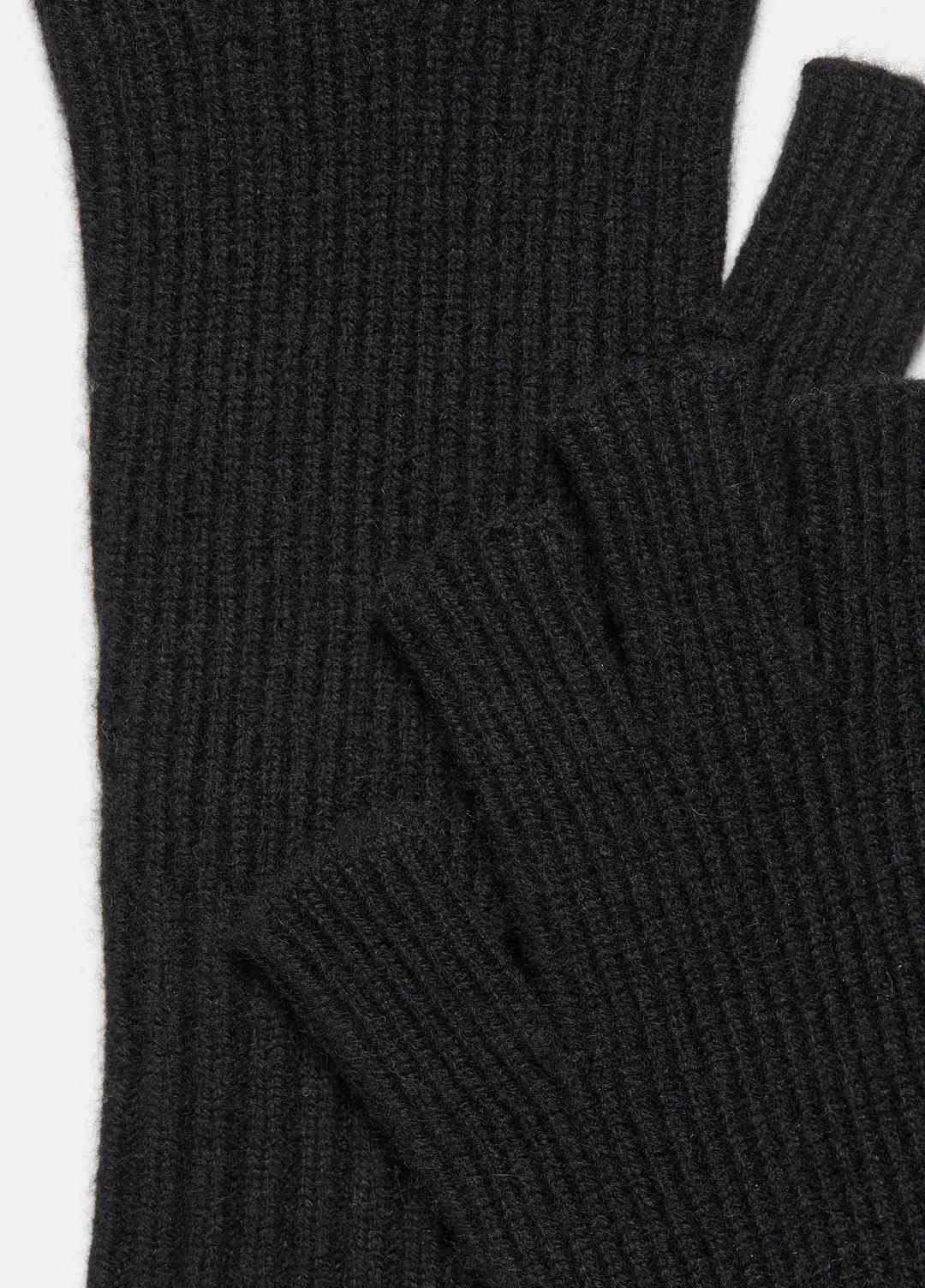 VINCE | Wool-Cashmere Rib-Knit Fingerless Glove in Gloves