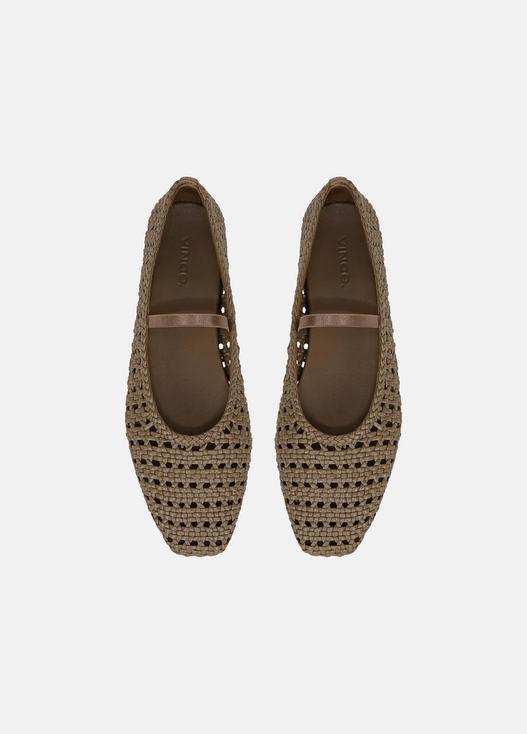 VINCE | Vivian Leather Mary Jane Flat in Shoes